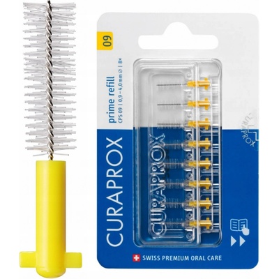 Curaprox CPS 09 Prime Refill mezizubní kartáčky bez držáku 8 ks