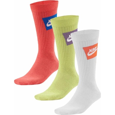 Nike ponožky Everyday Essential Multicolor 3-Pack Viacfarebné
