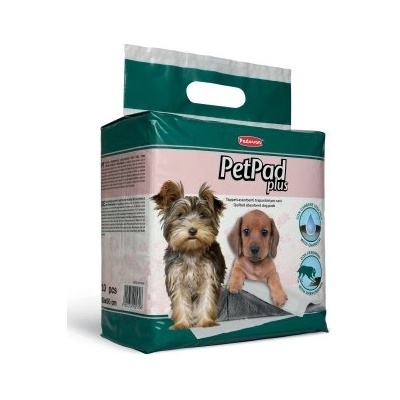 Padovan Petpad Carbon - Хигиенна постелка, постилащи памперси с активен въглен и феромони 60 / 60 см. 10 броя
