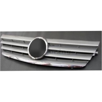 Решетка за Mercedes C203 Coupe (2000-2007) - 4 ребра хром