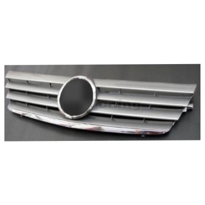 Решетка за Mercedes C203 Coupe (2000-2007) - 4 ребра хром