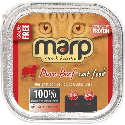 Marp Beef pro kočky s hovězím 8 x 100 g