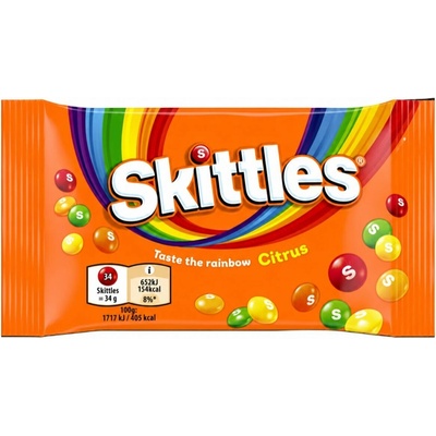 Skittles Citrus žvýkací bonbóny 38 g