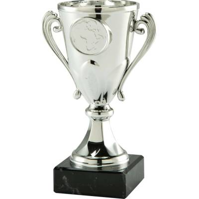 Pohár s uchy 15 cm 15 cm Stříbrná