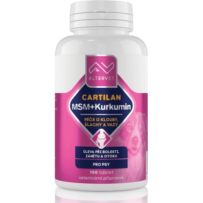 Cartilan MSM+kurkumin 100 tbl