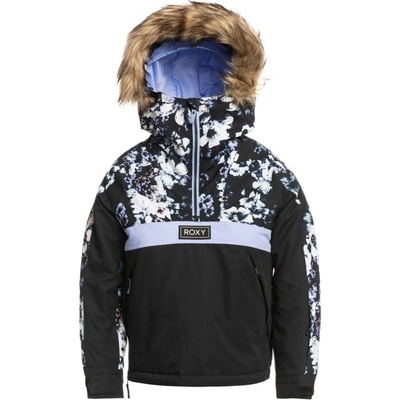 Roxy Shelter Girl True Black Black Flowers – Zboží Dáma