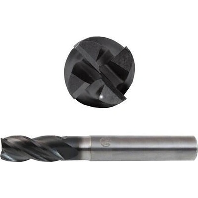 NÁSTROJE CZ Fréza 9-72/22mm 4břity, stopka 10mm, čelní válcová, břit přes střed - CZTK-6442-090-GS-HB