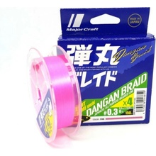 MajorCraft Šnůra Major Craft Dangan Braid X4 150m 0,07mm 3,2kg Pink