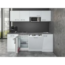 Flex Well Kuchyňa Joelina 210 cm/typ 2 chladnička/mikrovlnka/var.doska/umývačka