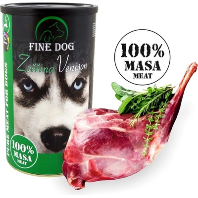 Fine Dog Adult Zverina 100% Mäsa 1200 g
