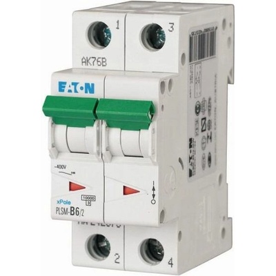 Eaton 2P C 6A 10kA AC PLSM C6/2-MW 242399