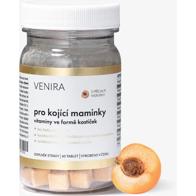 Venira vitamíny pro kojící ženy, meruňka, 60 ks – Hledejceny.cz