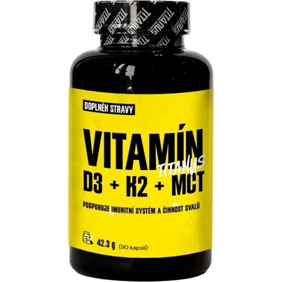 Titánus Vitamín D3 + K2 + MCT 90 kapslí
