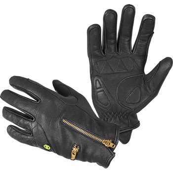 W-TEC Дамски кожени мото ръкавици W-TEC Perchta черен XL (20511-XL)
