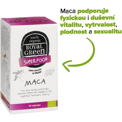 Royal Green Bio Maca 60 kapslí