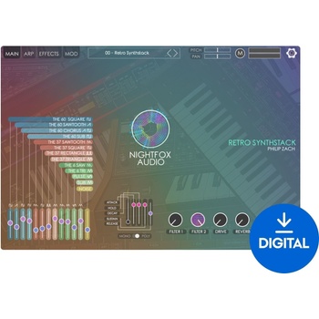 Nightfox Audio Retro Synthstack (Дигитален продукт)