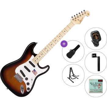 SX SST ALDER Standard SET 3-Tone Sunburst Електрическа китара