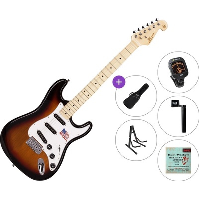 SX SST ALDER Standard SET 3-Tone Sunburst Електрическа китара