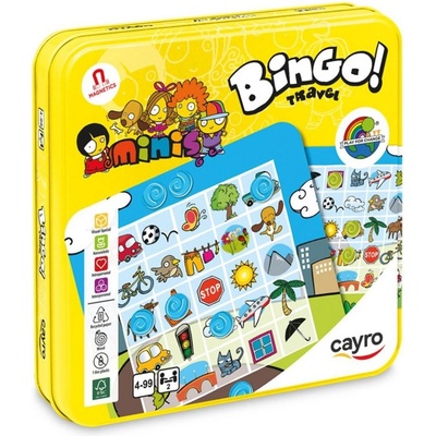 Juguetes Cayro Магнитна игра Бинго за път (метална кутия) (c772)