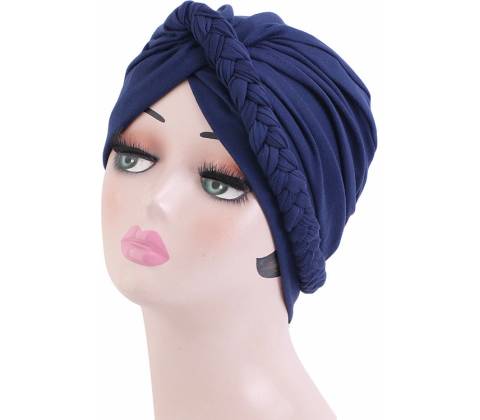 turban modrý