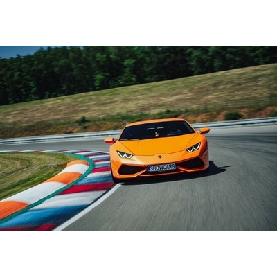 Jízda v Lamborghini Gallardo na velkém závodním Masarykově okruhu v Brně
