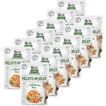 Brit Care Cat Fillets in Jelly Wholesome Tuna 12 x 85 г