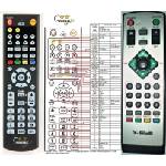 GENERAL X-SITE XS-DVBT-742 - съвместимо дистанционно управление на марката General (XS-DVBT-742) Дистанционно