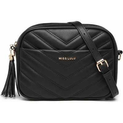 Miss Lulu dámska crossbody kabelka LA2119 čierna