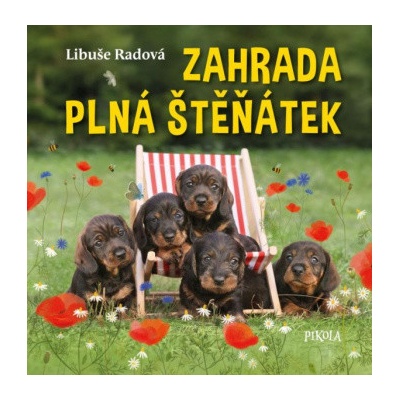 Zahrada plná štěňátek