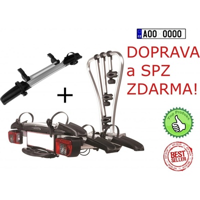 Yakima JustClick 3 + adaptér pro 4. kolo