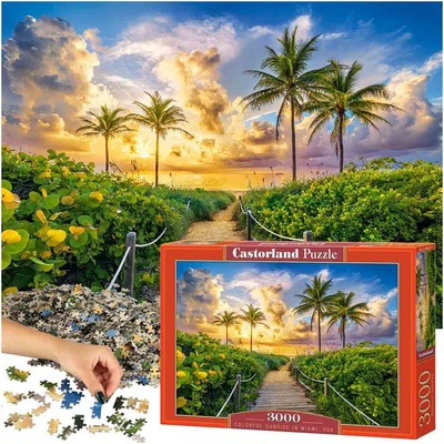 CASTORLAND Západ slunce v Miami USA 3000 dielov