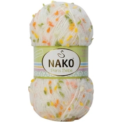 Nako Pletací příze Paris Bebe - 21346 bílá