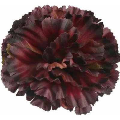 Umelý karafiát bordovo čierny 9 cm