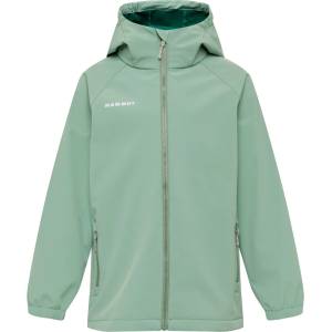 Mammut Детско софтшел яке Mammut Kid's Ultimate Comfort Softshell Hooded Jacket Softshell jacket - Willow - размер 116 (EU) (703-6435-0412)
