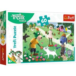 Trefl Пъзел Trefl от 60 части - Щастливият ден на Трефликс (17377) - ozone