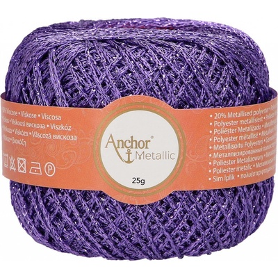 Anchor Artiste Metallic 310 Fialová