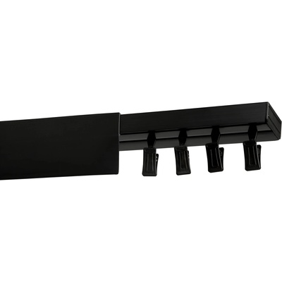 Rolmeister Stropní kolejnička s krytem 5 cm Černá Jednodrážková 250 cm
