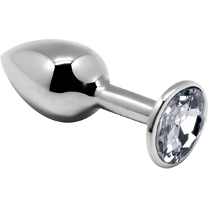 Alive Mini Metal Butt Plug Anal Pleasure White L