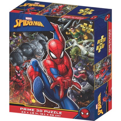 Prime 3D - Puzzle Spiderman 3D - 500 piese