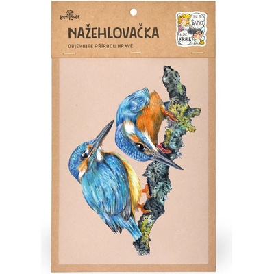 Lesní svět Nažehlovačka M 042 - Ledňáčci