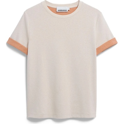 Armedangels Дамска тениска ARMEDANGELS Women's Un-Wasted T-shirt - Undyed / Cinnamon Dust (916-6598-0214)