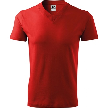 MALFINI Malfini v-neck 102 / Унисекс тениска с v-образно деколте - червена m (1020714)