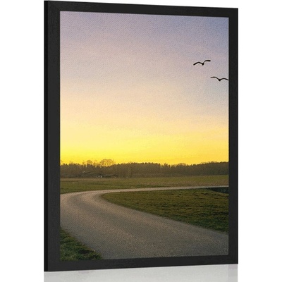 Plakát okouzlující západ slunce - 20x30 white