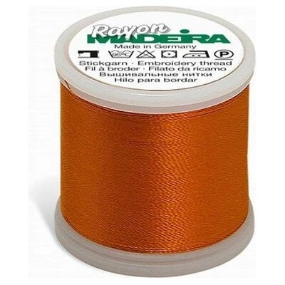 Vyšívací nit Madeira Rayon č. 40 (200m) barva 1065 copper