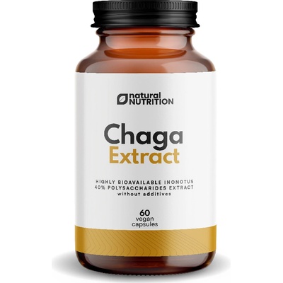 Natural Nutrition Chaga extrakt 60 kapsúl