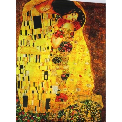 Bavlissimo bavlněná šála Gustav Klimt Polibek
