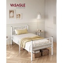 VASAGLE LOFT kovový rám biela