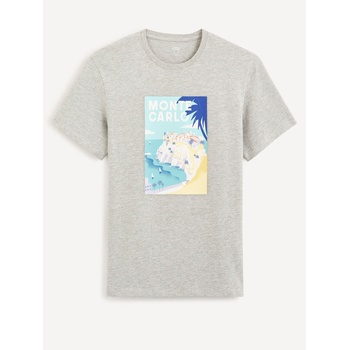 Celio Cevinty Monte Carlo сива памучна тениска Celio | Siv | МЪЖЕ | S