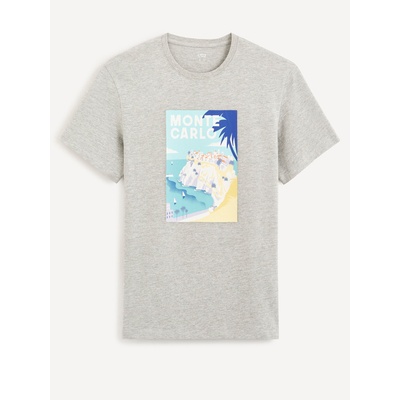 Celio Cevinty Monte Carlo сива памучна тениска Celio | Siv | МЪЖЕ | S