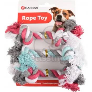 Image 1 of Flamingo Jim Playing Rope Mix - малки въжета за дъвчене 3 бр